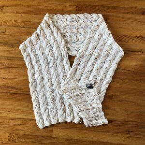 DKNY Cable Knit Wrap 100% Cotton, Giftable